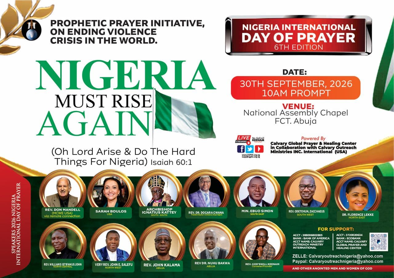 6TH EDITION OF THE NIGERIA INTERNATIONAL DAY OF PRAYER